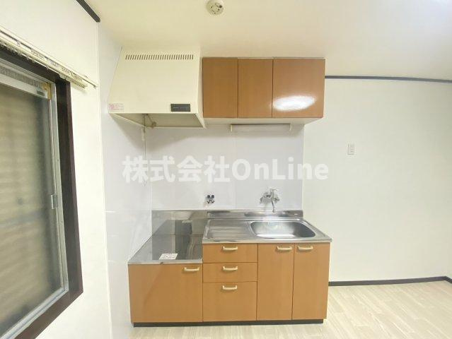 八尾市北木の本５丁目のアパートのキッチン