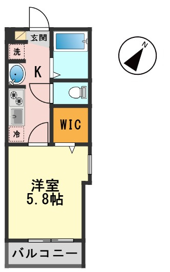 ベラージュの間取り