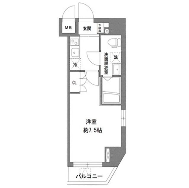 ラヴィータ新御徒町の間取り
