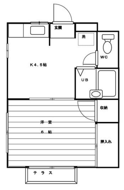平井ハイツの間取り|間取り