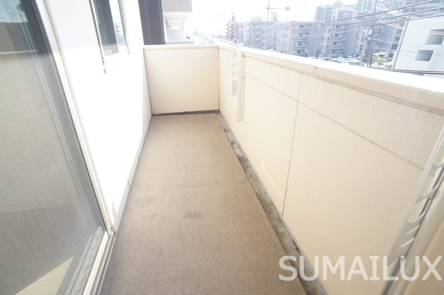 熊本市中央区本荘町の賃貸マンションのバルコニー