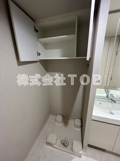 【その他】 | アクサス桜上水アジールコート | 洗濯機置場