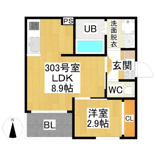 REGALEST名城公園の間取り