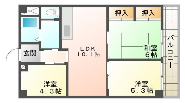 サムティ南多聞台の間取り