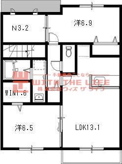 ルーチェ善導寺【キャッシュバック対象】の間取り