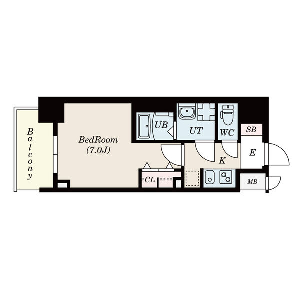 S-RESIDENCE名駅Northの間取り