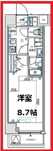 【間取り】 | プレニーズ五反野マキシヴ