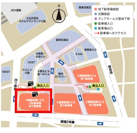 大阪駅前第１ビルの地図