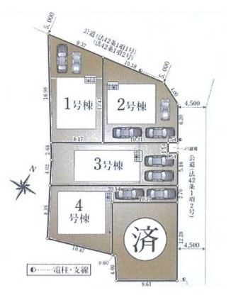 清瀬市下宿第18　全5棟　4号棟