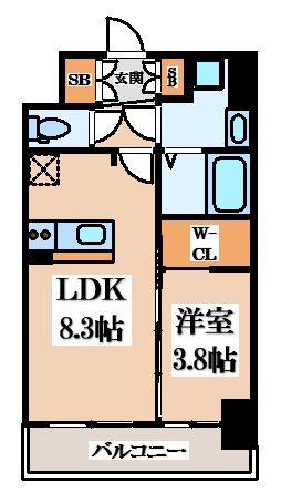 【間取り】 | エステムコート大阪オリエンス