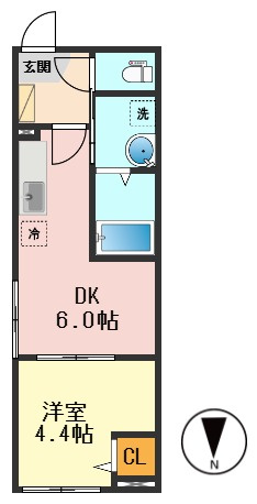 ハーモニーテラス東小岩Ⅵの間取り