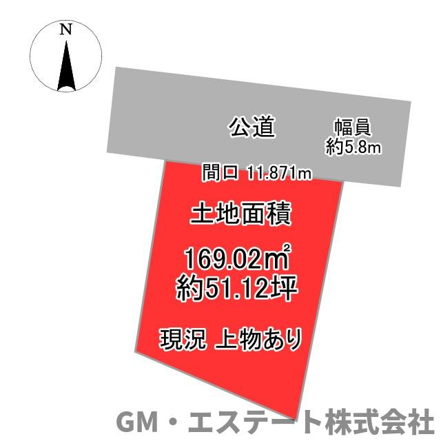 宮崎市千草町　土地の土地図