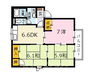 落合ＡＩＷＡの家の間取り