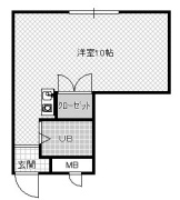 大和ヒューマンハイツ点野Ｂ棟の間取り