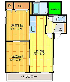 グリーンルーフの間取り