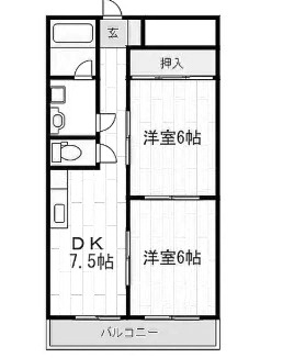グランヴェール勝瑞の間取り