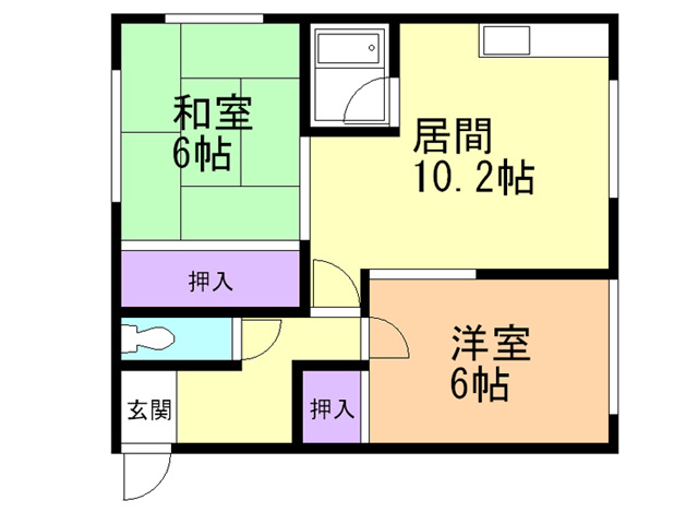 曙ハイツの間取り