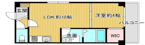 Raffine大阪九条の間取り