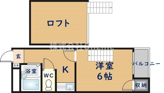 キッポー平野加美の間取り