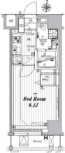 メイクスデザイン千鳥町アジールコートの間取り|間取り