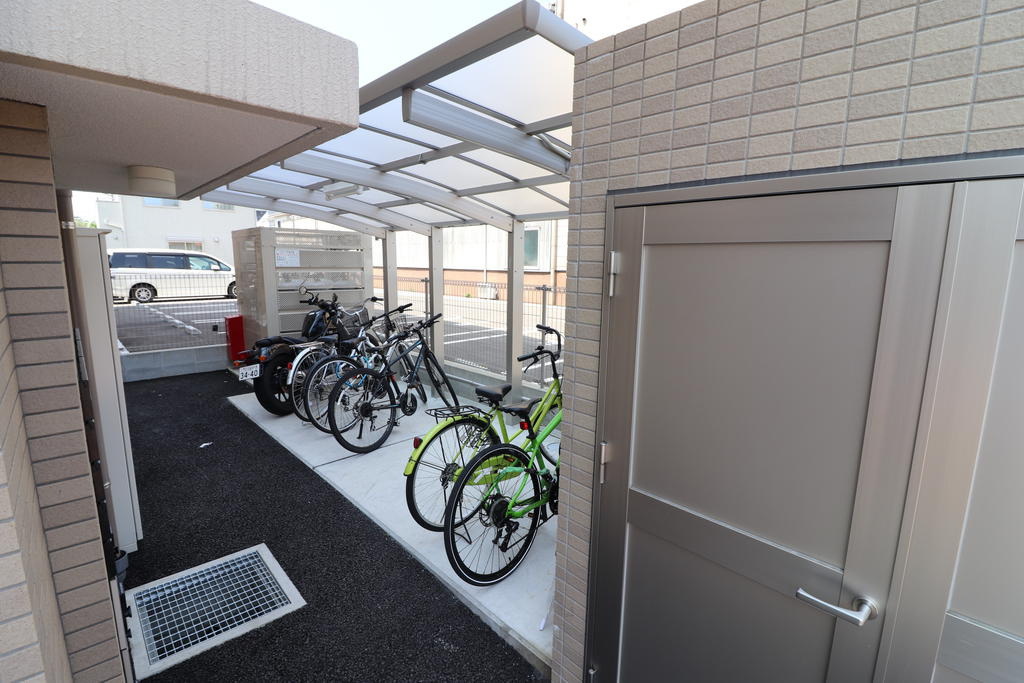 メテオール久留米本町のその他共用部分|駐輪場です