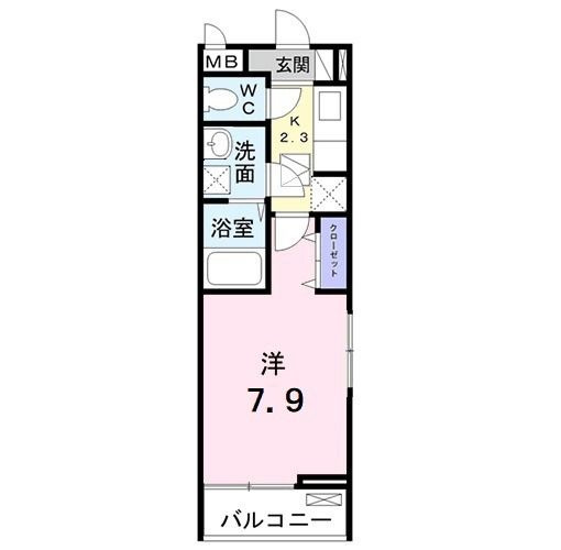 【間取り】 | グレイスフルハイツ・Ⅰ