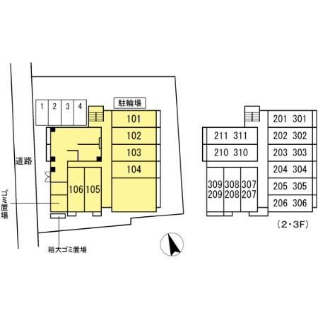 コンフォール さくらの区画図