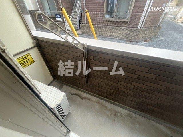 練馬区貫井１丁目のアパートのバルコニー