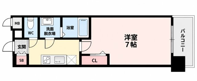 パルティール並木の間取り