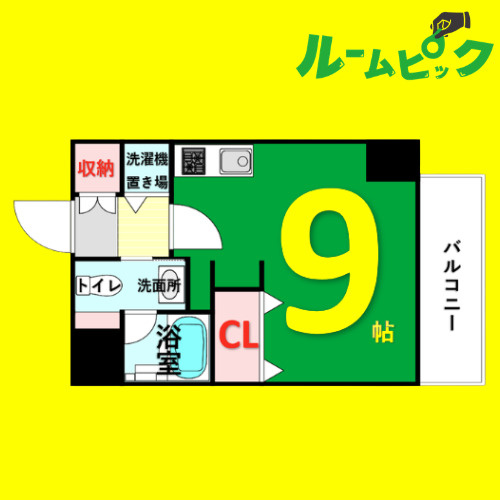 エグゼプレジオ　名古屋市賃貸　仲介手数料無料の間取り