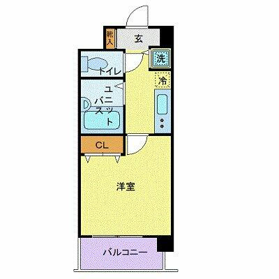 【間取り】 | ヴィータローザ大森海岸