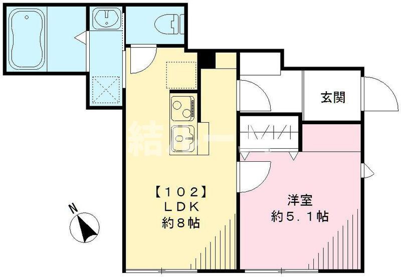 練馬区富士見台２丁目のアパートの間取り