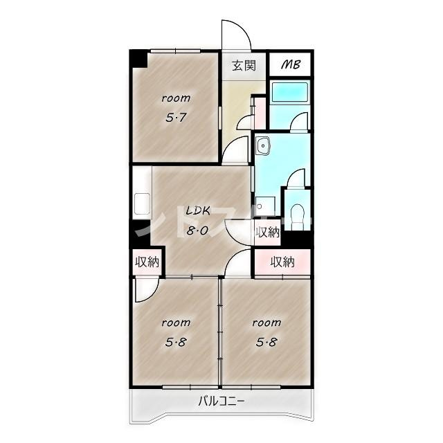 ヴェルデの間取り|高崎、前橋のお部屋探しはエンドスケープまで！お客様の理想お聞かせ下さい♪