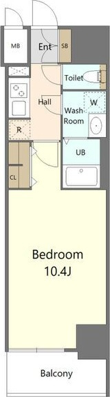 S-RESIDENCE岐阜駅の間取り