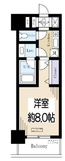 ドゥーエ蔵前の間取り