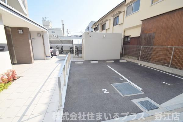 大阪市旭区生江３丁目の賃貸マンションの駐車場