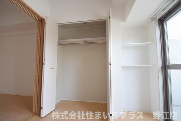 大阪市旭区生江３丁目の賃貸マンションの収納