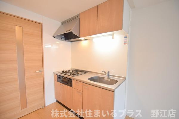 大阪市旭区生江３丁目の賃貸マンションのキッチン