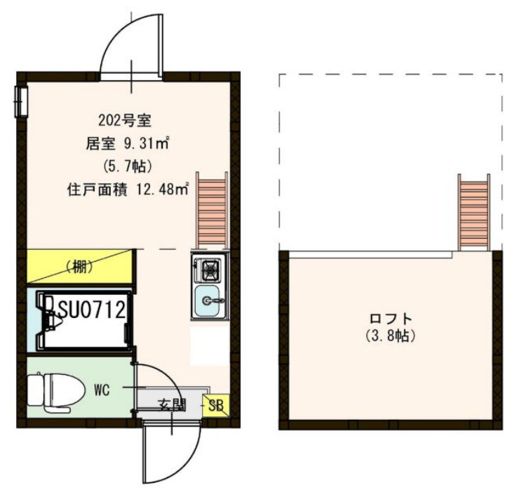 スカイソレイユの間取り