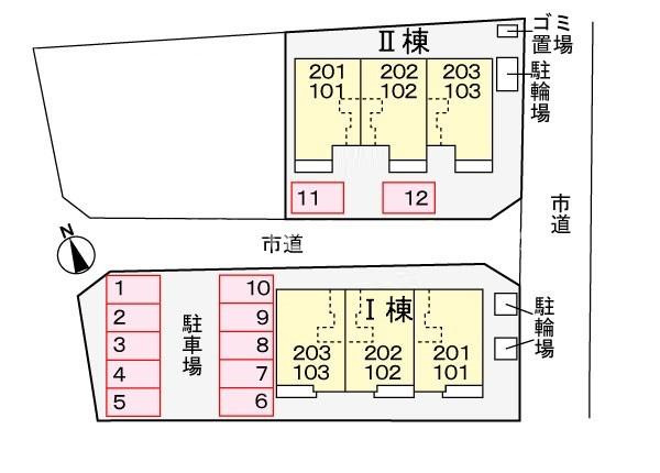 ドルフィンⅡの区画図