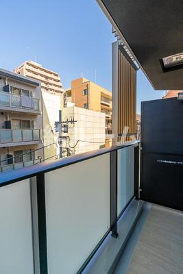 板橋区本町の賃貸マンションのバルコニー