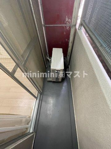 奥内阿波座駅前マンションのバルコニー