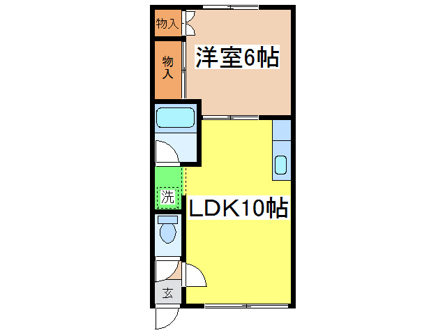 アーバンコートＫｓの間取り
