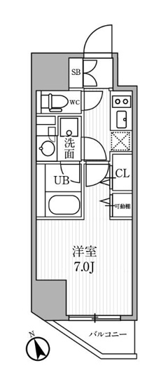 【間取り】 | シーズンフラッツ蒲田