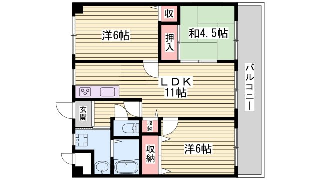 ポート・パレの間取り