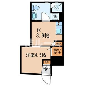 豊島区南池袋４丁目のアパートの間取り