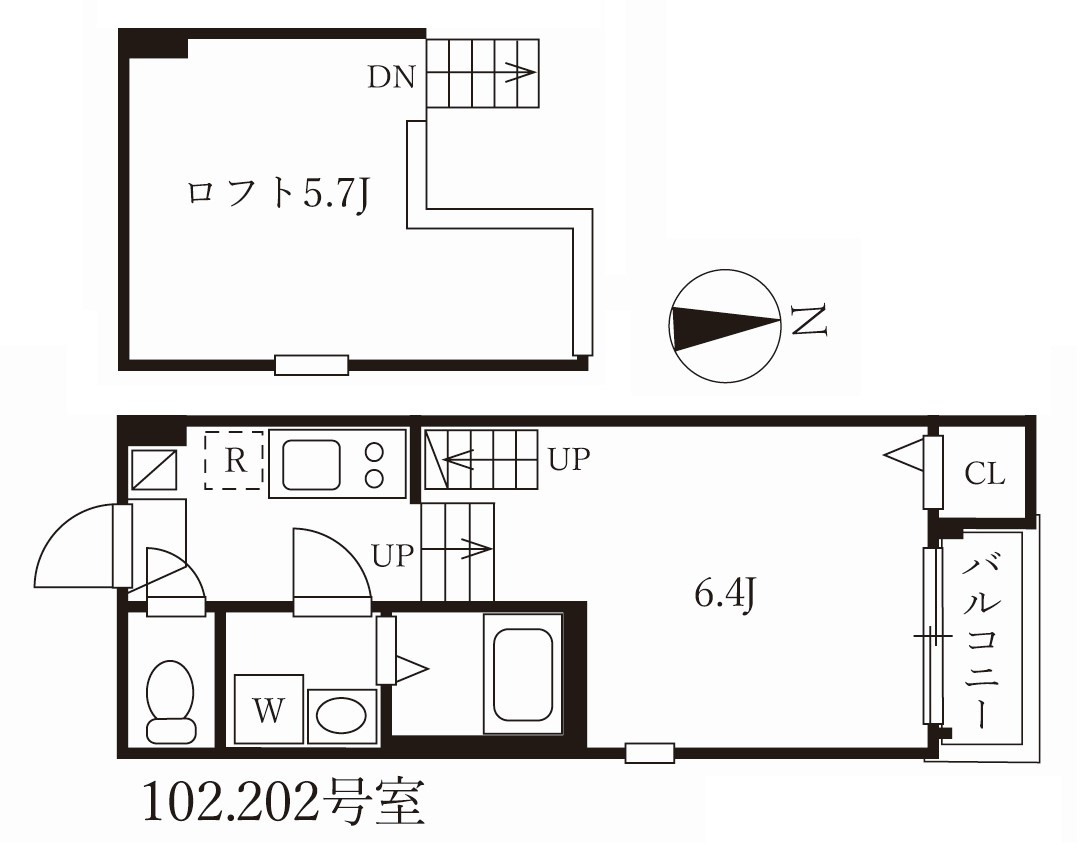 アルエット大曽根の間取り