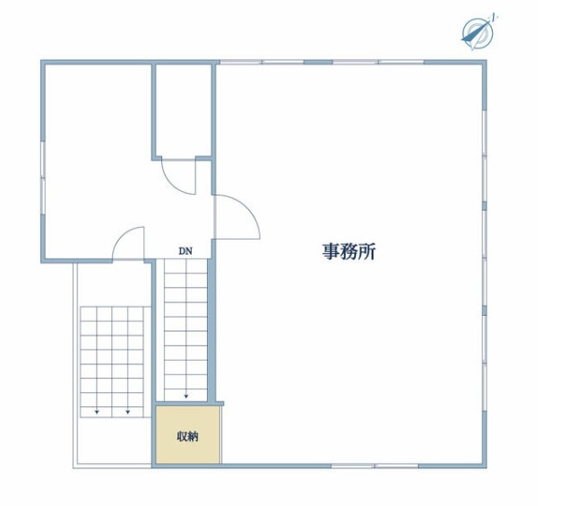 板橋区志村１丁目の店舗事務所の間取り