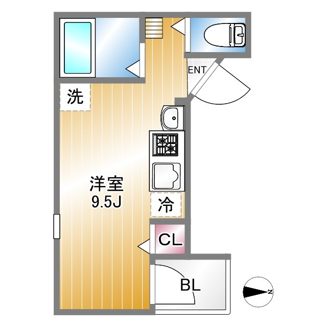 グランクオール大崎の間取り
