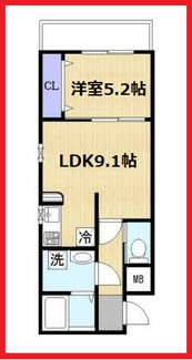 【間取り】 | ラヴィエント北千住